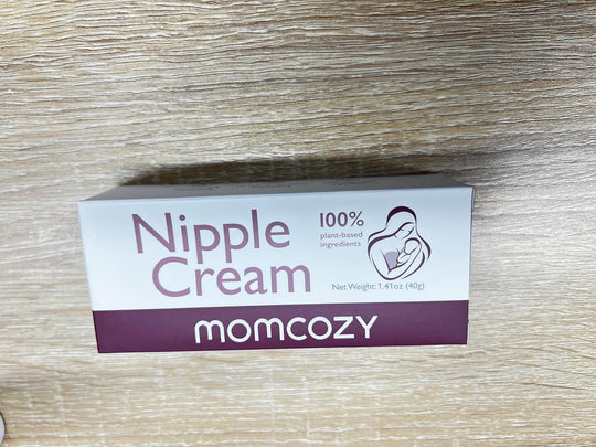 Momcozy Nipple Cream Safe for Breastfeeding, 100% Natural, Lanolin-Free