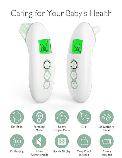 Momcozy Non-Contact Forehead and Ear Thermometer