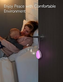 Momcozy Portable Baby Sound Machine white noise - With Night Light