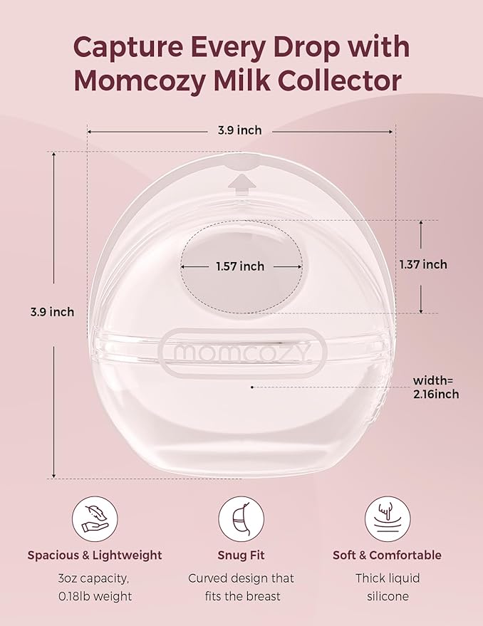 Momcozy Reusable Milk Collector For Breast Milk