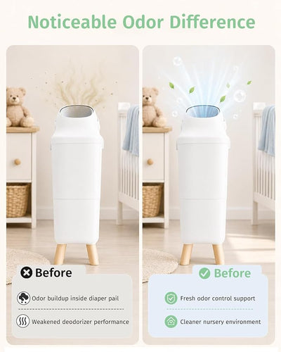 Momcozy Deodorizing Pack Compatible with Momcozy Diaper Pail