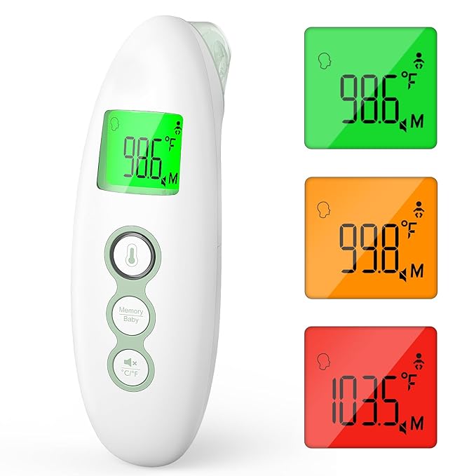 Momcozy Non-Contact Forehead and Ear Thermometer