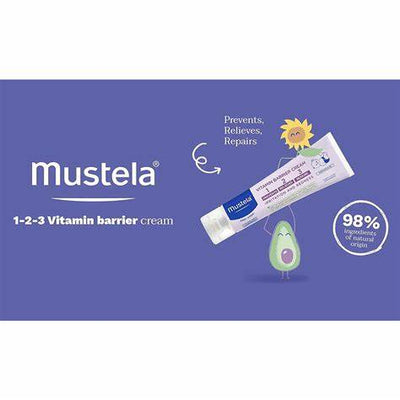 Mustela 123 Diaper Cream (100ml)