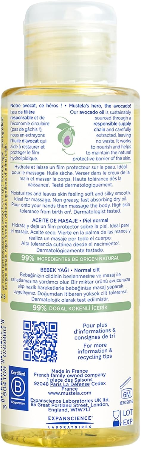 Mustela Baby Oil (100 ml)