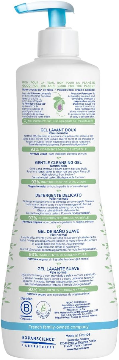 Mustela Gentle Cleansing Gel (750ml)