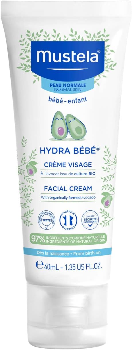 Mustela Hydra Bebe Facial Cream with Avocado (40 ml)