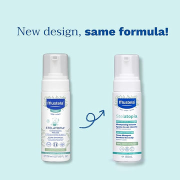 Mustela Stelatopia Foam Shampoo (150mL)