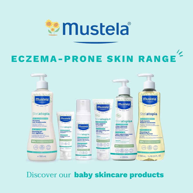 Mustela Stelatopia Foam Shampoo (150mL)