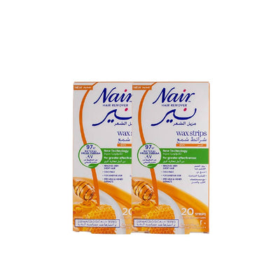Nair Milk & Honey Body Wax Strips Bundle