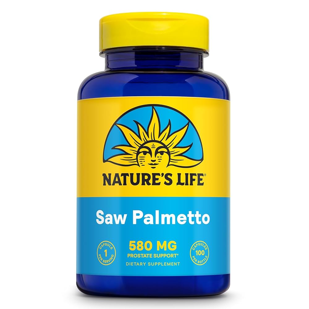 Nature's Life Saw Palmetto Berries 580mg