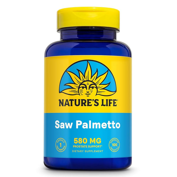 Nature's Life Saw Palmetto Berries 580mg