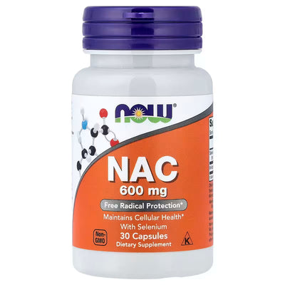 Now NAC 600 mg 30 Capsules