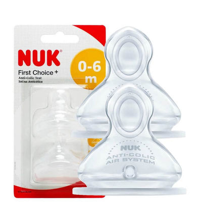 Nuk First Choice+ Teat No Colic 2 Pieces