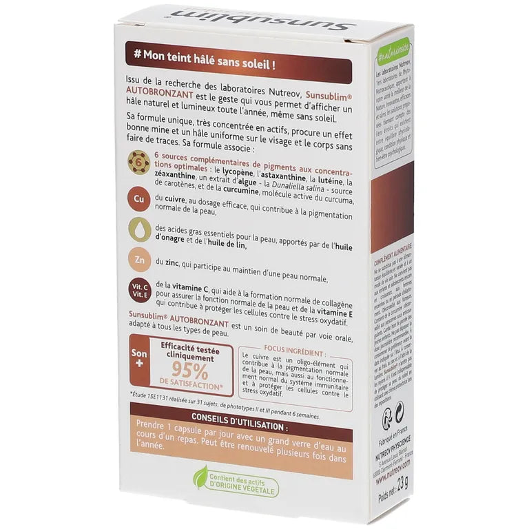 Nutreov Sunsublim Autobronzant