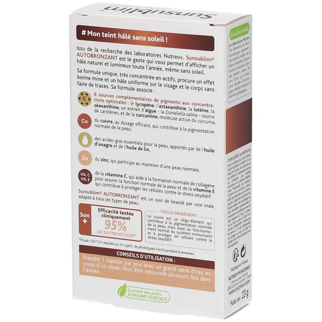 Nutreov Sunsublim Autobronzant