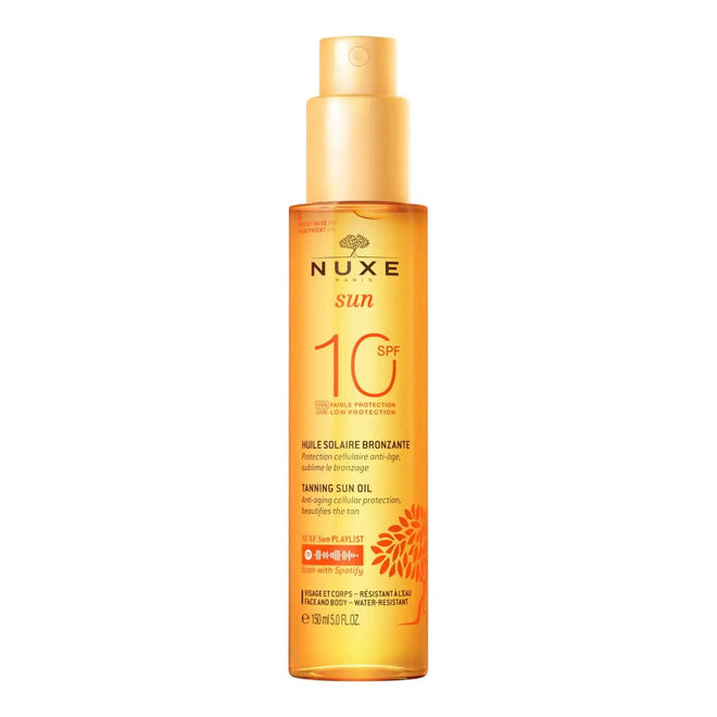 Nuxe Tanning Sun Oil Low Protection SPF10