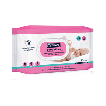 Optimal Baby Wipes Pack Of 3