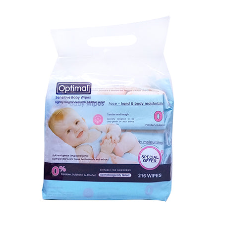 Optimal Baby Wipes Pack Of 3