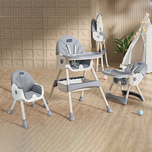 Optimal 2-In-1 Baby High Chair Retractable