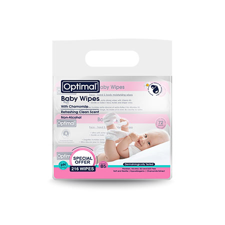 Optimal Baby Wipes Pack Of 3
