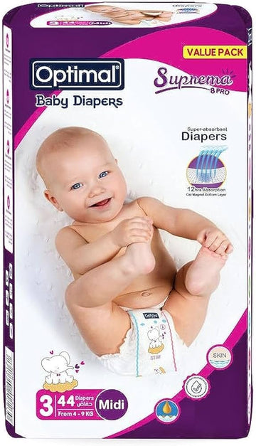 Optimal Diapers No.3 X 44(4-9KG)