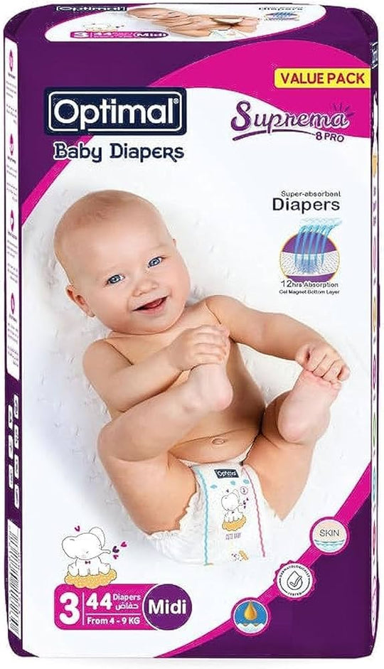 Optimal Diapers No.3 X 44(4-9KG)