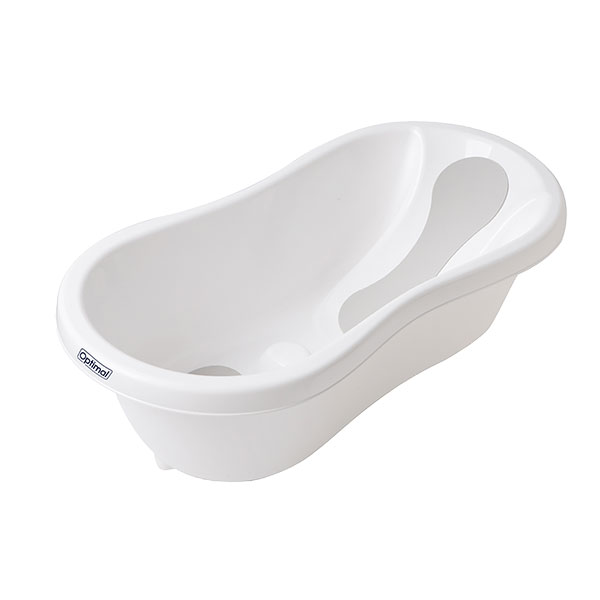 Optimal Baby Bathtub with Anti-slip Recline Pad