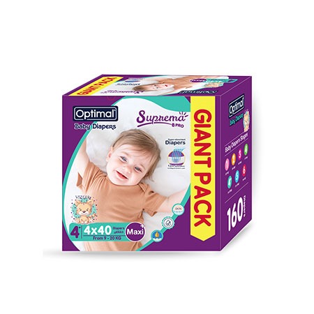 Optimal Diapers No.4+ Maxi Plus (9-20KG)