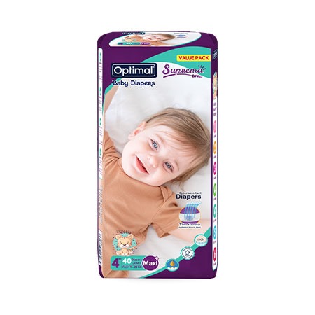 Optimal Diapers No.4+ Maxi Plus (9-20KG)