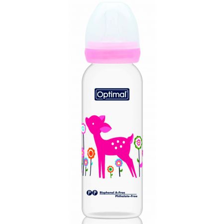 Optimal Slim Waist Feeding Bottle 240 ML