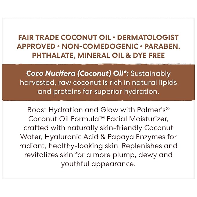 Palmer’s Coconut Oil Formula Coconut Water Face Moisturizer