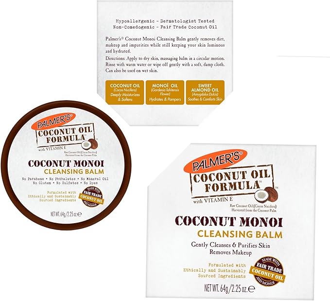 Palmers Coconut Oil Formula Coconut Monoi Cleansing Balm