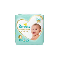 Pampers Premium 3(6-10Kg) 25 Diapers