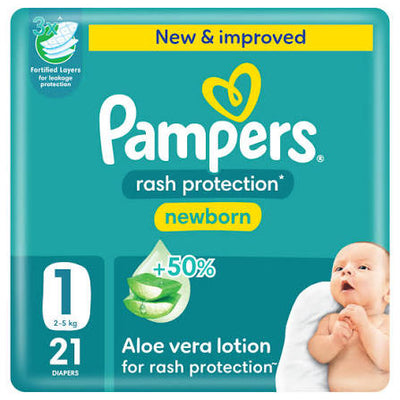 Pampers Rash Protection Size 1 (2-5kg)