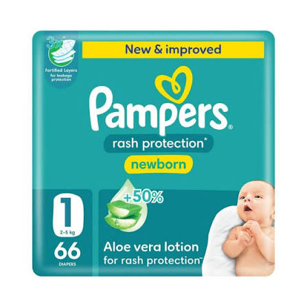Pampers Rash Protection Size 1 (2-5kg)