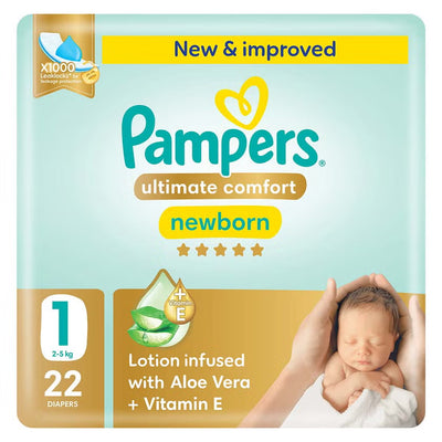 Pampers Ultimate Comfort Newborn Size 1 (2-5Kg)