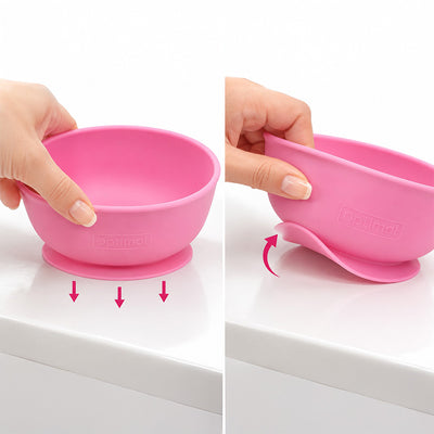Optimal Non-slip Silicone Baby Feeding Bowl Set (4m+)