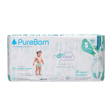 PureBorn DayDream Diapers Size 5 (12-17kg)