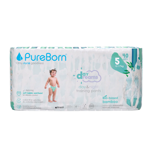 PureBorn DayDream Diapers Size 5 (12-17kg)