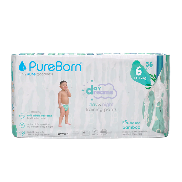PureBorn DayDream Diapers Size 6 (14-19kg)