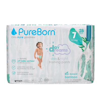 PureBorn DayDream Diapers Size 7 (+ 17kg)