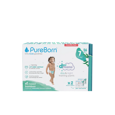 PureBorn DayDream Diapers Size 7 (+ 17kg)