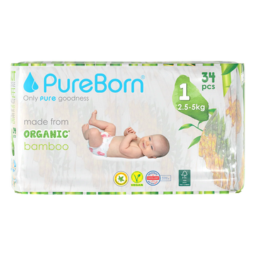 PureBorn Diapers New Born