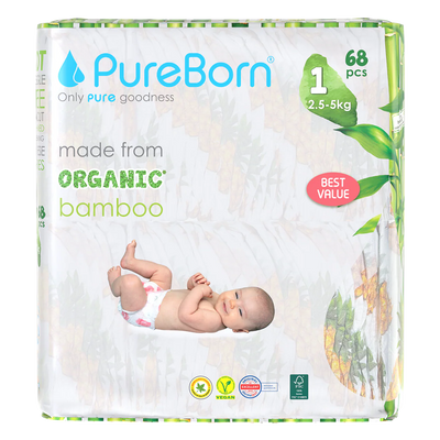 PureBorn Diapers New Born