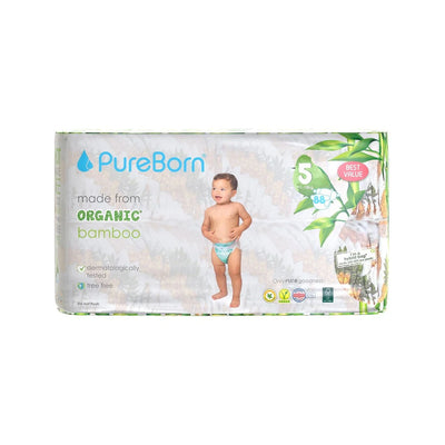 PureBorn Diapers Size 5 (11-18 kg)