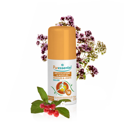 Puressentiel Articulations and Muscles Gel with 14 Essential Oils Roller