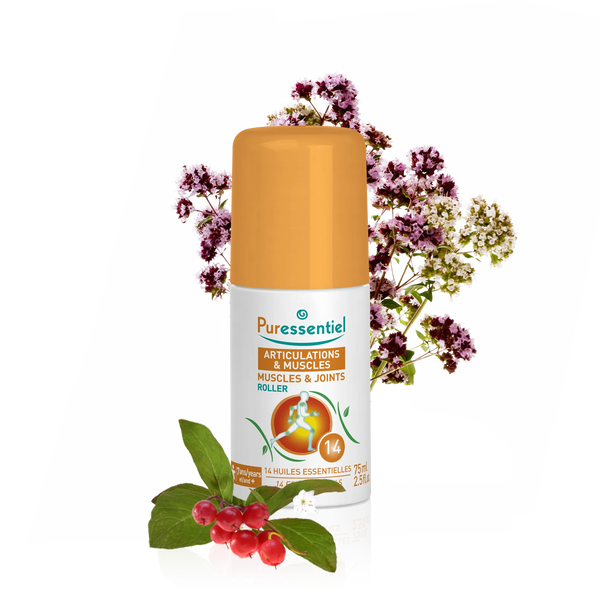 Puressentiel Articulations and Muscles Gel with 14 Essential Oils Roller