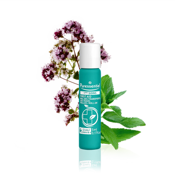 Puressentiel Daily Wellness Roller Mal of Transport to 7 Essential Oils