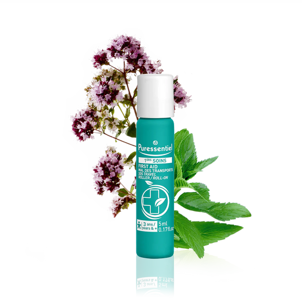 Puressentiel Daily Wellness Roller Mal of Transport to 7 Essential Oils