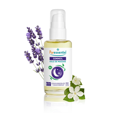 Puressentiel Detente Sleep Massage Oil Relaxing Lavender Neroli